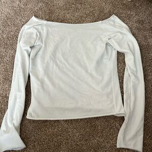 brandy off shoulder long sleeve